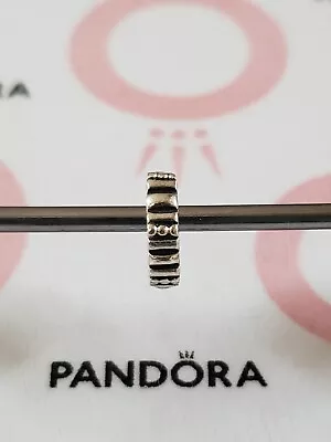 Genuine Pandora Silver Tic Toc Spacer Charm 925 ALE • £8