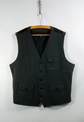 Kenneth Cole  New York 5 Button 3 Pocket Dress Military Style Vest • $30