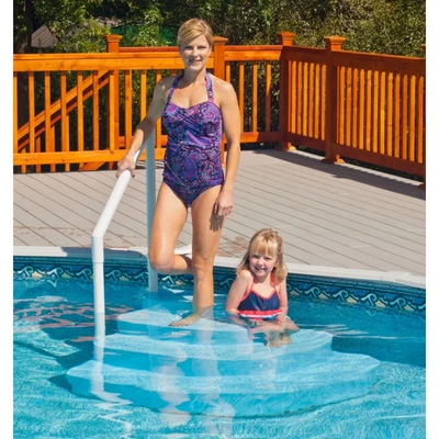 $756.90 • Buy Blue Wave Wedding Cake In Pool Step To Deck System