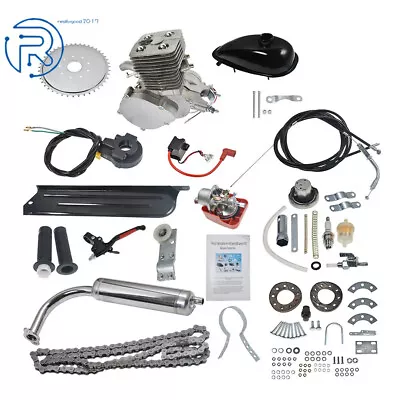 2 Stroke 100cc YD100 Motorized Bicycle Engine Motorcycle Complete Kit • $108.05