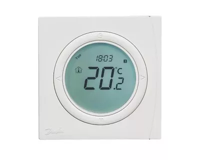 Danfoss Digital Room Thermostat RET2001M V2 087N6476 Programmable + Holiday Mode • £49.20