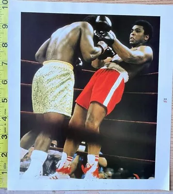 Muhammad Ali & Joe Frazier 1971 Boxing Fight Photo Photograph In Ring Scene • $12.95