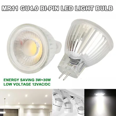 2pcs 12V LED Spotlight Light Bulb MR11/GU4.0 Lamp Landscape RV Trailer Caraven • $7.99