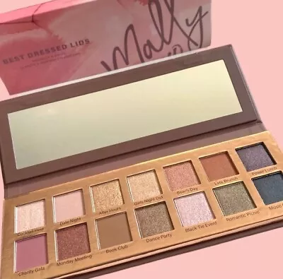 Mally Beauty Best Dressed Lids Neutrals & Bolds 14 Shade Palette New & Boxed • £20