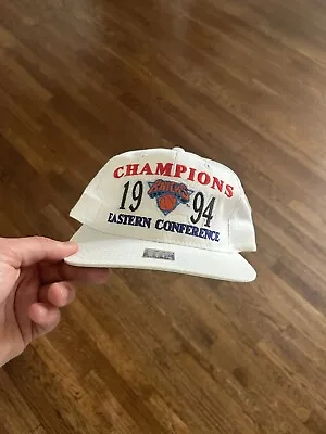 Vintage NBA New York Knicks 1994 Conference Champions SnapBack Hat • $250