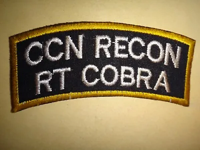 US 5th Special Forces Group MACV-SOG CCN RECON RT COBRA Vietnam War Arc Patch • $9.99