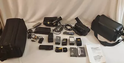 Sony Handycam CCD-TR64 8mm Video8 Camcorder Camera VCR Player Video LOT OF TWO  • $299.99