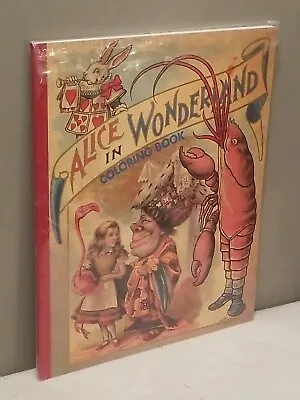 Vintage Alice In Wonderland Coloring Book By Lewis Carrol • $24
