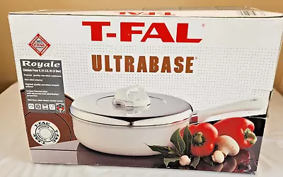 NEW T-FAL Ultrabase Royale 4.24 Qt Non-Stick Chicken Fryer Pan Lifetime Warranty • $59.99