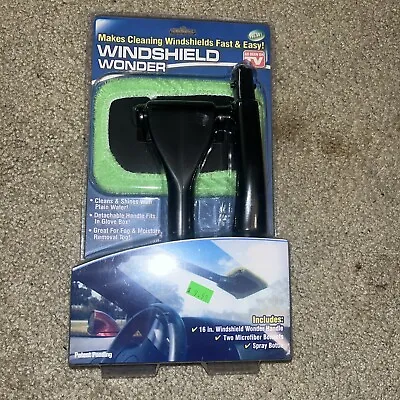 Telebrands Windshield Wonder As Seen On TV Microfiber Cleaning Tool NEW SEALED • $6.99
