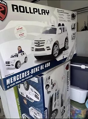 Rollplay 6V Mercedes-Benz GL450 SUV Powered Ride-On - White • $75