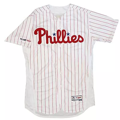 Mens MLB Philadelphia Phillies Authentic On Field Flex Base Jersey - Home White • $89.98