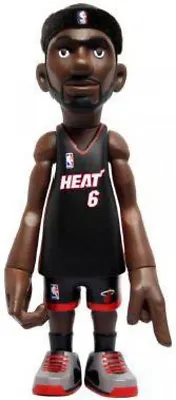 NBA Miami Heat Series 2 LeBron James Action Figure [Black Uniform] • $37.99