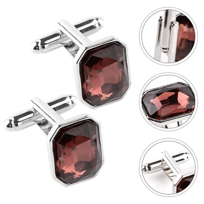 £3.96 • Buy Fashion Diamond Cufflinks Women Rhinestone Vintage Tie Clip Rivet Miss