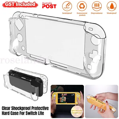 Hard Case Cover Transparent Clear Shockproof Protective For Nintendo Switch Lite • $11.35