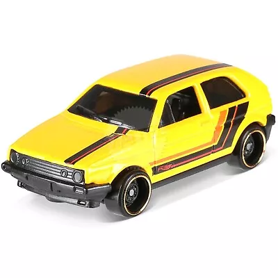 Hot Wheels Yellow Volkswagen Golf MK2 Kids Diecast Toy Cars Then And Now 1:64 3+ • $25.99