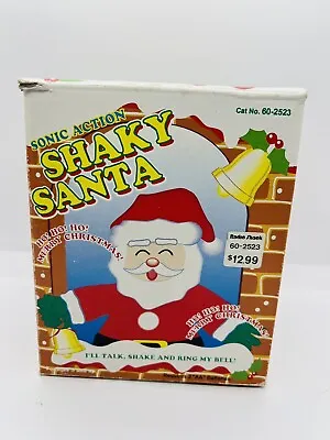 Vtg Sonic Action Shaky Santa Dancing Rings Bell Radio Shack With Box Animated • $39.95