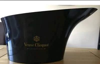 Veuve Clicquot Champagne Double Magnum Cooler/bucket Acrylic  Black • £50