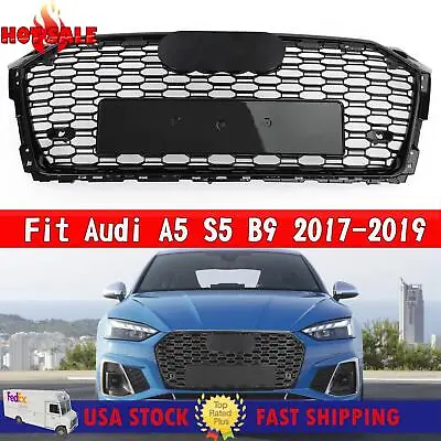 🔥for Audi A5 S5 B9 2017-2019 Front Bumper Grille Honeycomb Hood Grill Rs5 Style • $169.65