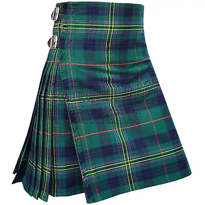Scottish Handmade Traditional Kennedy Modern Tartan Kilt For Men Custom Kilt • $69