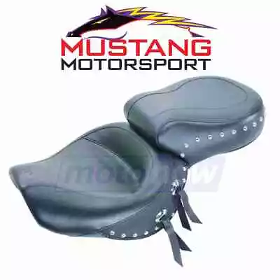 Mustang Wide Touring One-Piece Seat For 2007-2018 Kawasaki VN900C Vulcan 900 Gs • $749.41