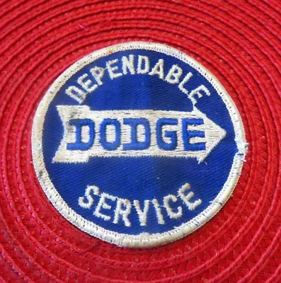 Vintage Dodge Dependable Service 3 Inch Mechanic Uniform Patch • $9