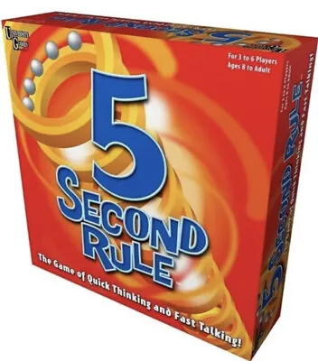 University Games 5 Second Rule Board Game • $14.99