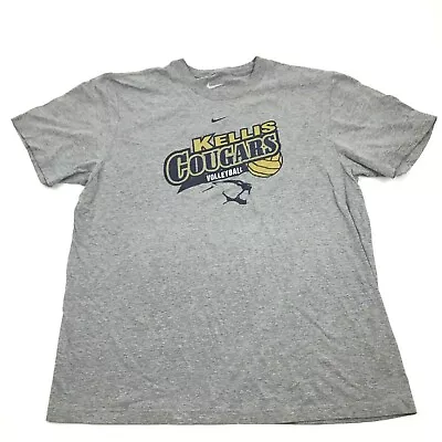 Nike Kellis Cougars Volleyball Shirt Size Extra Large Regular Fit Short Sleeve T • $3.75