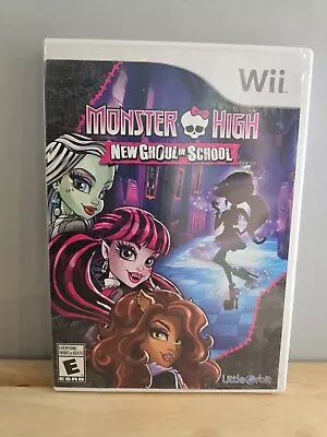 Monster High: New Ghoul In School (Nintendo Wii 2015) CIB  • $24