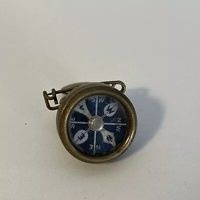 Vintage Marble's Gladstone Brass PIN ON COMPASS Michigan USA • $29