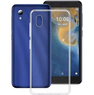 For ZTE BLADE A3 PLUS SHOCKPROOF TPU CLEAR CASE SOFT SILICONE BACK SLIM COVER • $5.39