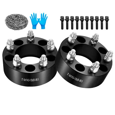 (2) 2 Inch Wheel Spacers 5x4.5 To 5x4.5 1/2 X20 Stud For 1997-2006 Jeep Wrangler • $39.99