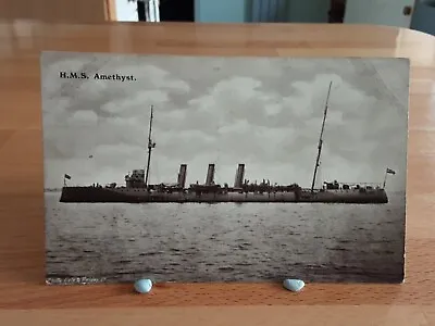 £5 • Buy WW1 Period Naval Postcard - H.M.S Amethyst 