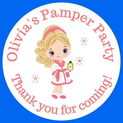 £2.60 • Buy  Personalised Little Miss Spa Pamper Party  Birthday Party Bag Gloss Stickers