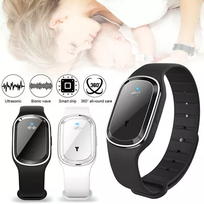 Ultrasonic Anti Mosquito Insect Pest Bug Repellent Repeller Bracelet Wrist Watch • $12.27