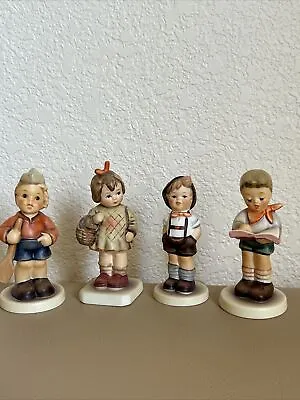 Goebel Hummel Lot Of 4 - M I Hummel Club Figurines 3.5 Inches Tall • $28