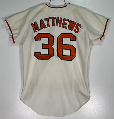 Gary Matthews Game Worn Rookie 1973 San Francisco Giants Jersey MEARS LOA 24975 • $1999.99