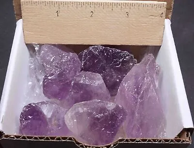 Amethyst Box 1/2 Lb Natural Bright Purple Crystal Chunks Gemstone Raw Specimens • $14.95