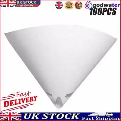 £8.69 • Buy 100 Micron Fine Paint Paper Strainers Sieve Filter Mesh Net Funnel (100pcs) UK