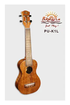 PukanaLa Model PU-K1L All Solid Acacia Koa K Series Long Scale Soprano Ukulele • $269.95