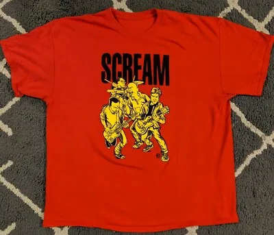 Scream Shirt 2XL - Die Kreuzen VOID The Freeze Gang Green MDC Minor Threat DOA • $18