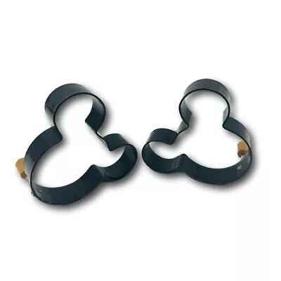 Disney Mickey Mouse Ears Egg Pancakes Cookies Mold Metal Black • $18