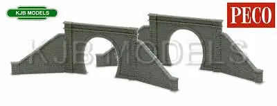 BNIB N Gauge Peco NB-31 Tunnel Mouth & Walls Stone Type Single Track (2 Pcs) • £6.75