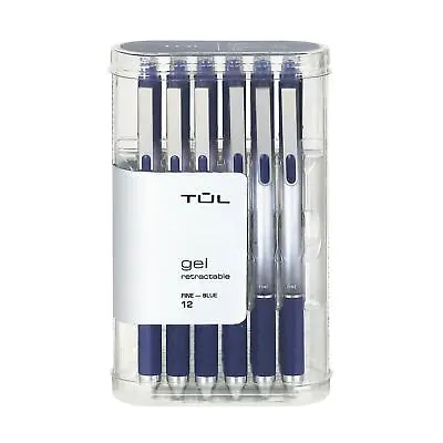 $20 • Buy TUL GL Series Retractable Gel Pens, Fine Point, 0.5 Mm, Silver Barrel, Blue Ink