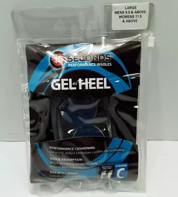 1 Pair 10 Seconds Gel Heel Insoles Cushions Shoe Inserts Pads Liners Orthotics • $11.40