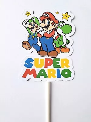 Super Mario Cake Topper X1 • £4.25