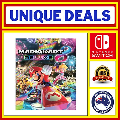 $59.95 • Buy Nintendo Switch Mario Kart Deluxe 8 - Download Code / Digital Code