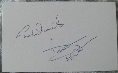 £15 • Buy Magicians Paul Daniels & Debbie McGee: Signed Small White Card