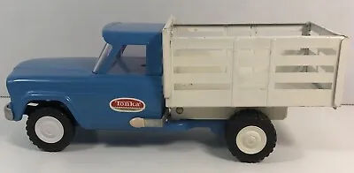 Vintage Tonka Stake Truck - Jeep Blue And White Tilt Bed Farm 1960’s • $99