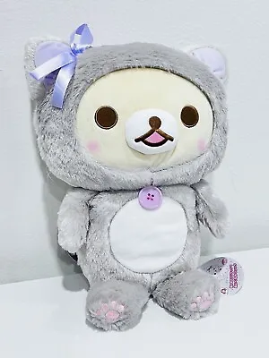 Rilakkuma Korilakkuma Neko Cat Back Pack San-X Japan Kawaii 17” • $99